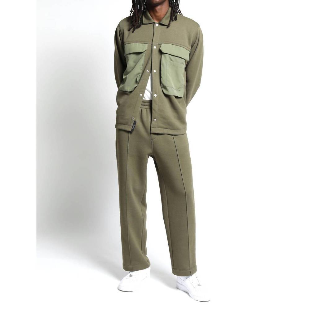 NEW TWENTY MONTREAL sunnyside brushed terry pant - army in army